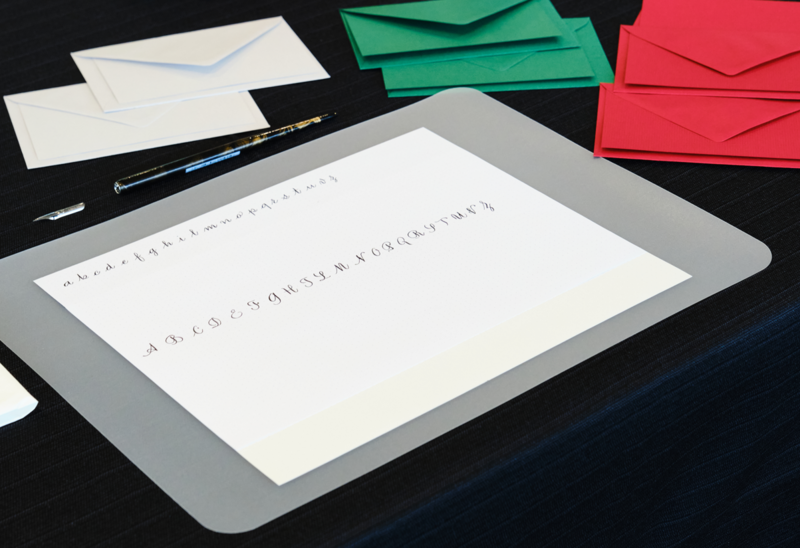 Masterclass di calligrafia.