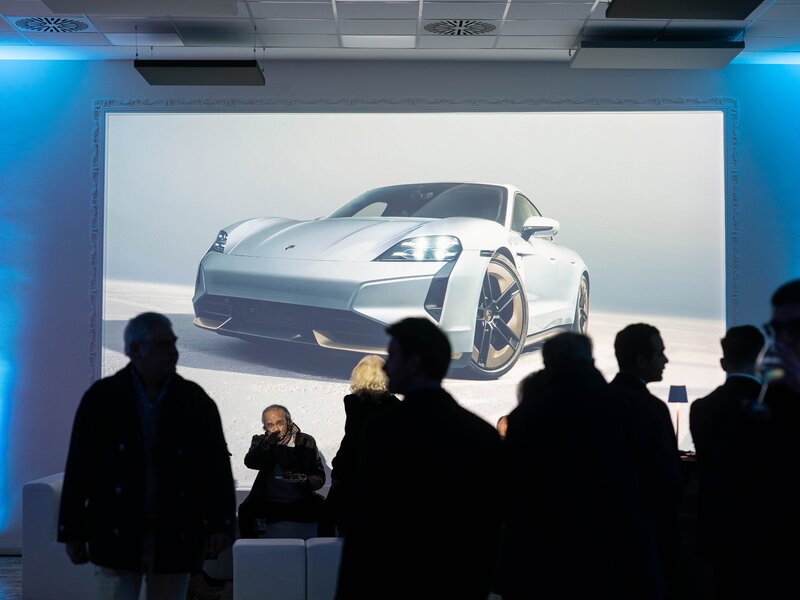 The New Taycan @Salone delle colonne