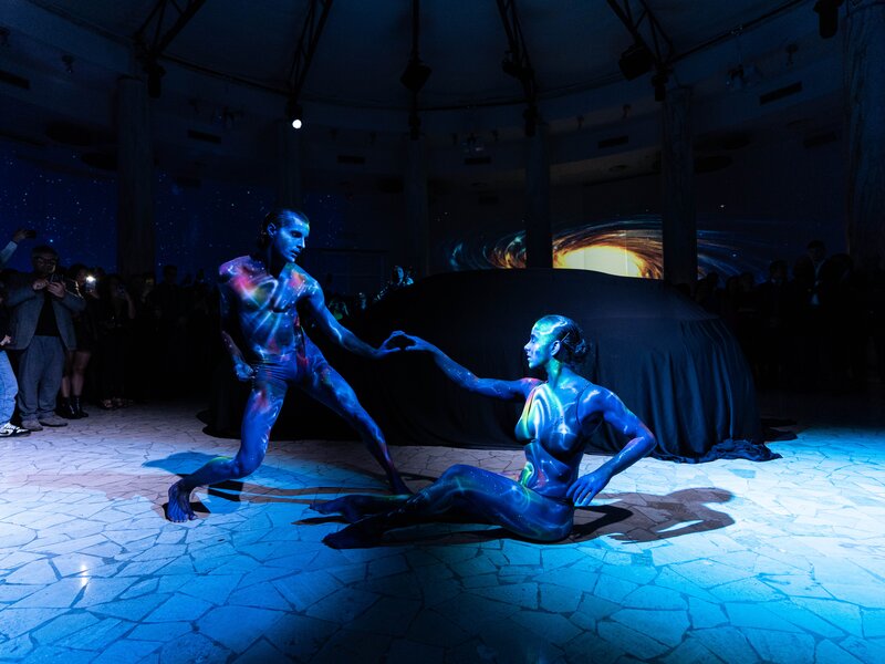 The New Taycan @Salone delle colonne