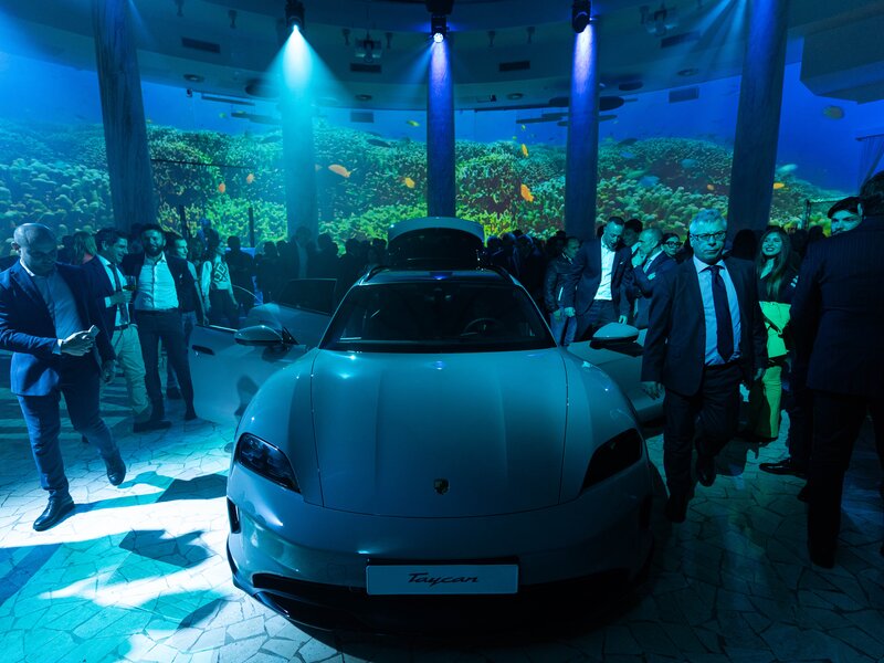 The New Taycan @Salone delle colonne