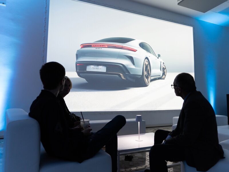 The New Taycan @Salone delle colonne