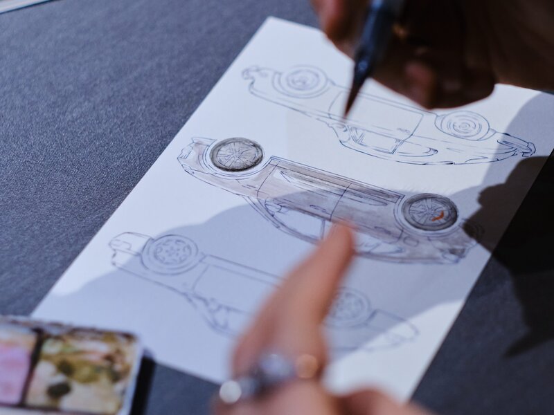 Tra arte e velocità: ritratti in movimento