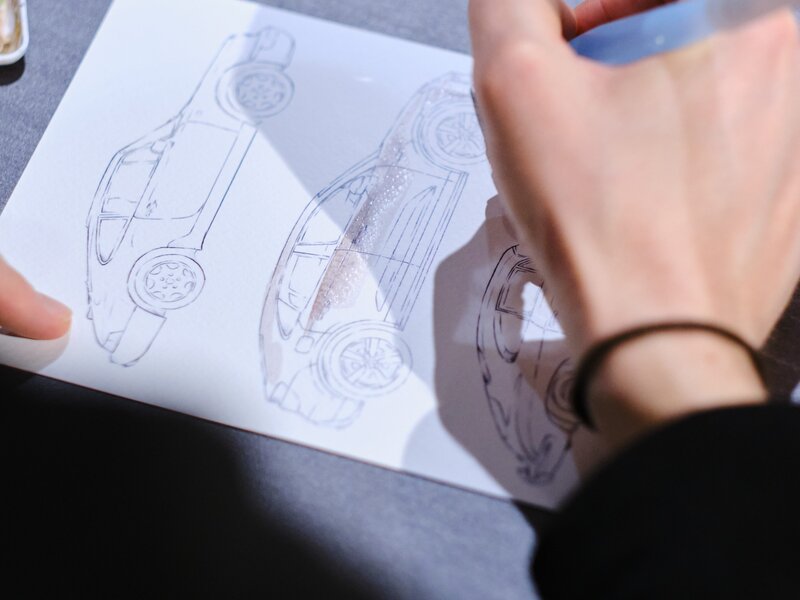 Tra arte e velocità: ritratti in movimento