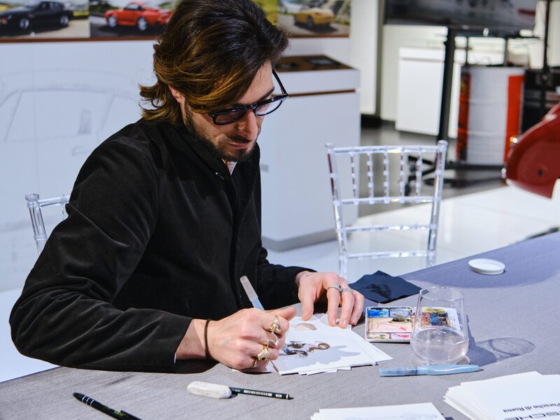 Tra arte e velocità: ritratti in movimento